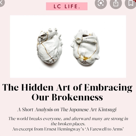 Kintsugi Gold Scars Opportunity Golden Healing - Picture 6 of 7